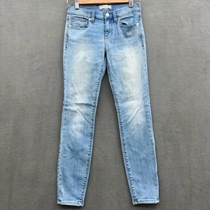 Madewell Women's Size 25 Skinny Skinny Denim Jeans Blue Jeans